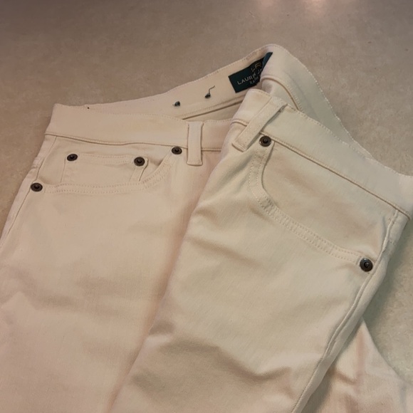 LRL Ivory Jeans Classic Straight Leg Five Pocket - Picture 7 of 8